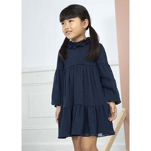 VESTIDO GASA PLUMETI 5535 ABEL&LULA